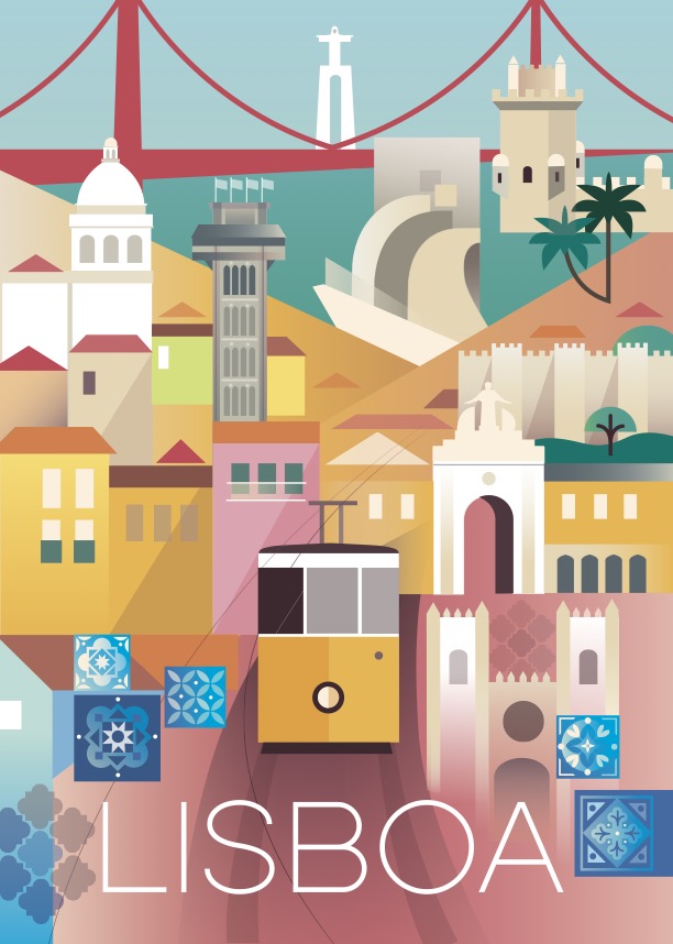 M&O Lisboa Postcard