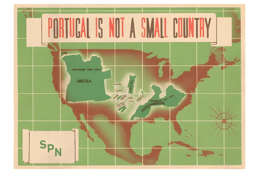 Portugal Is Not A Small Country Vintage Postcard