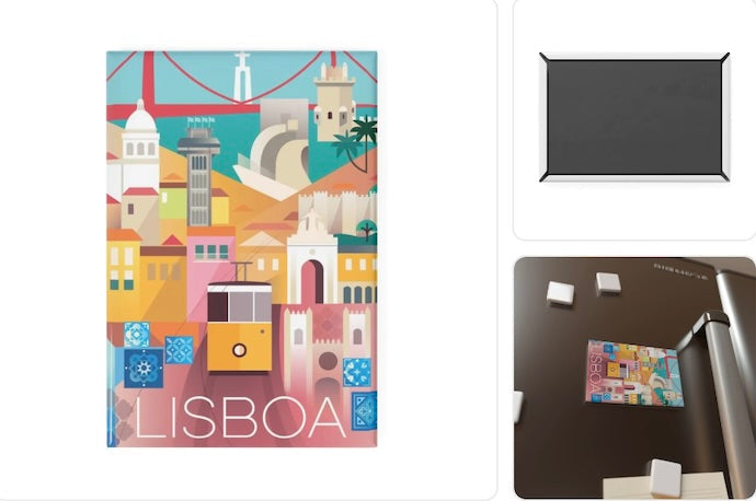 Lisboa Refrigerator Magnet